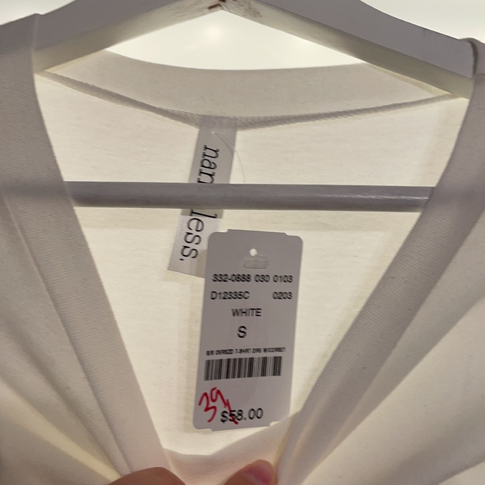 NWT Nameless white t shirt - Picture 4 of 4